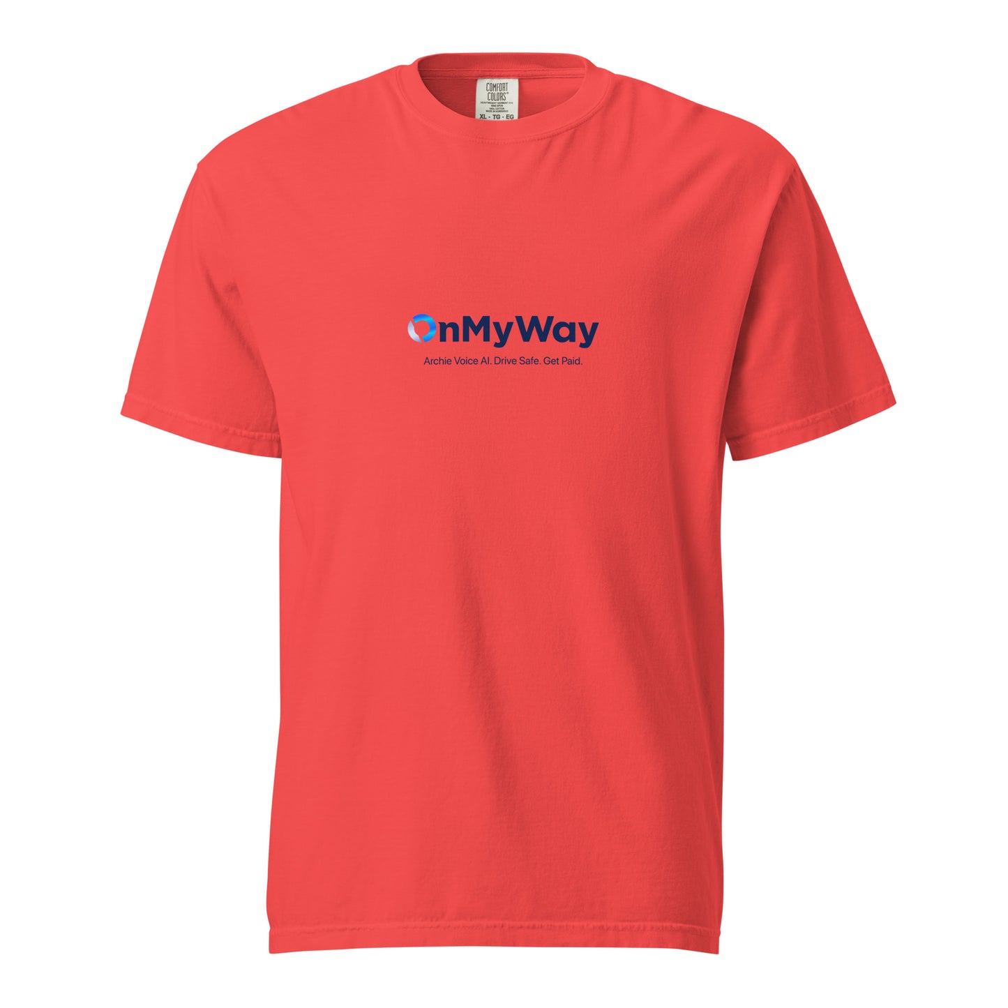 OnMyWay Unisex garment-dyed heavyweight t-shirt