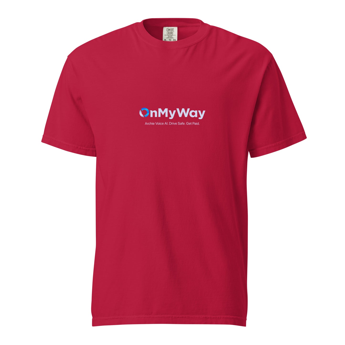 OnMyWay Unisex garment-dyed heavyweight t-shirt