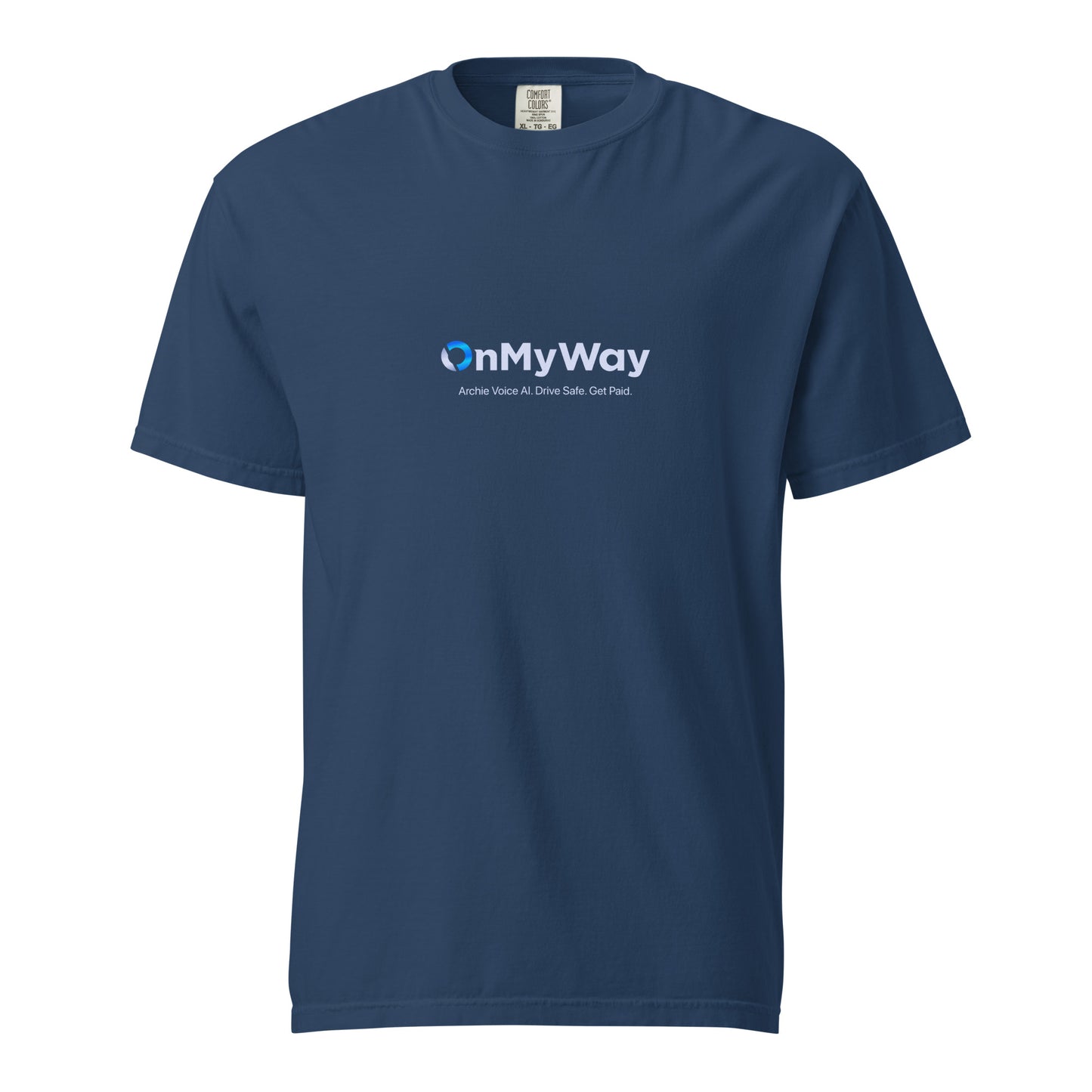 OnMyWay Unisex garment-dyed heavyweight t-shirt