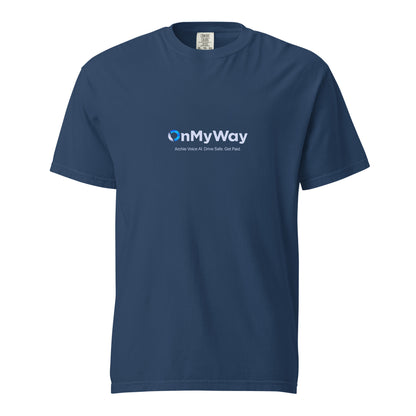 OnMyWay Unisex garment-dyed heavyweight t-shirt