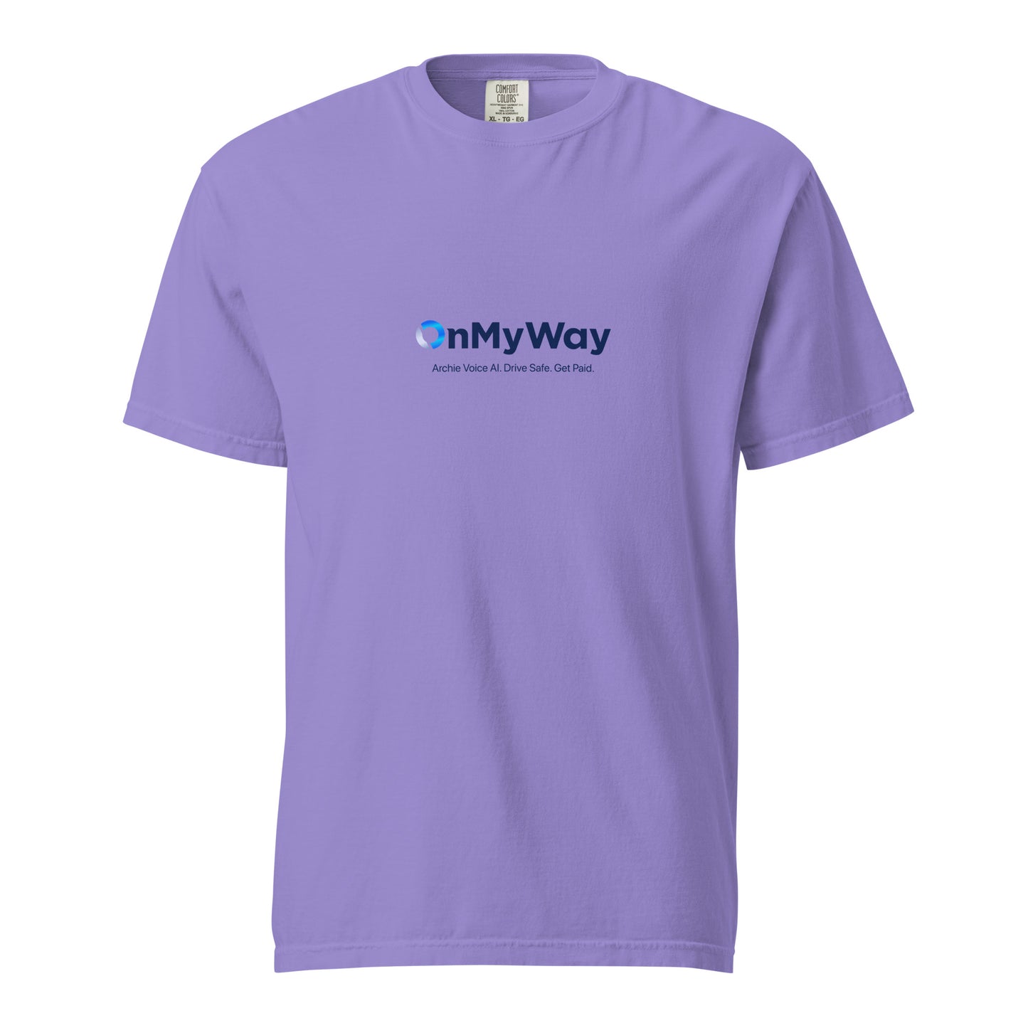 OnMyWay Unisex garment-dyed heavyweight t-shirt