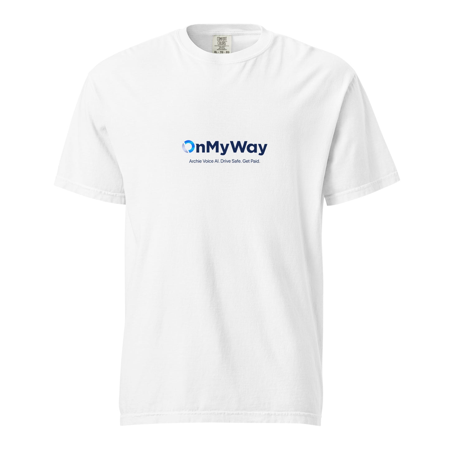 OnMyWay Unisex garment-dyed heavyweight t-shirt