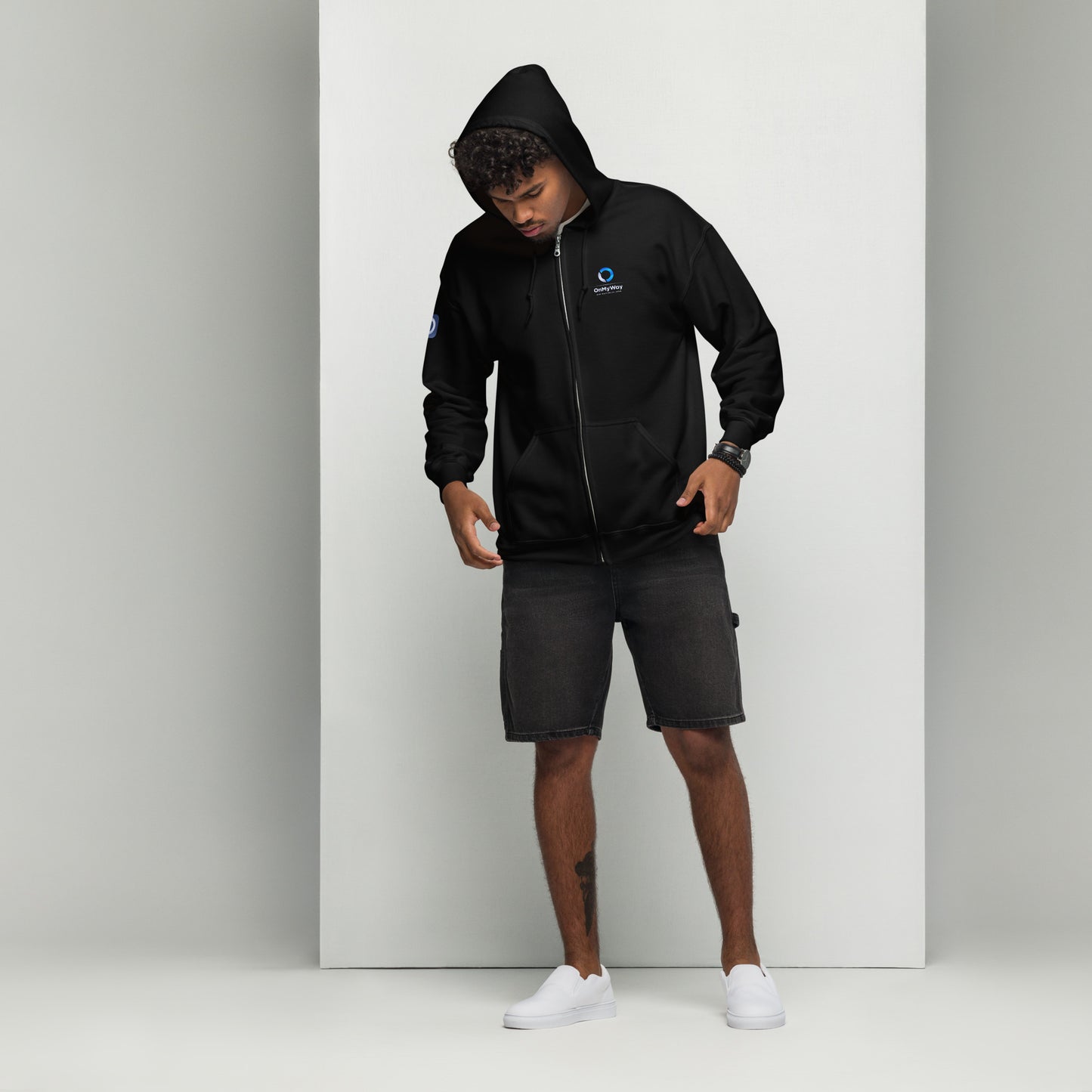 OnMyWayUnisex heavy blend zip hoodie