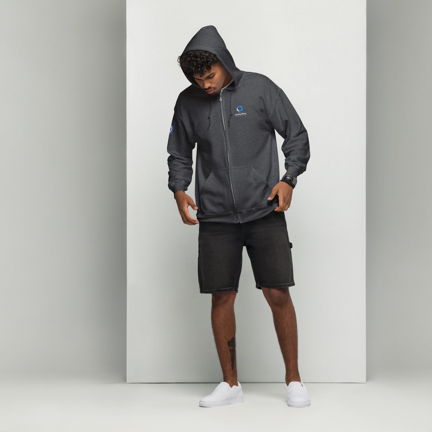 OnMyWayUnisex heavy blend zip hoodie