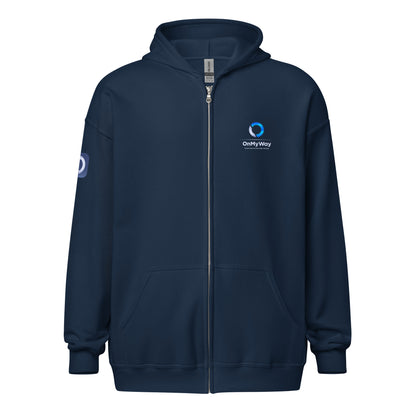 OnMyWayUnisex heavy blend zip hoodie