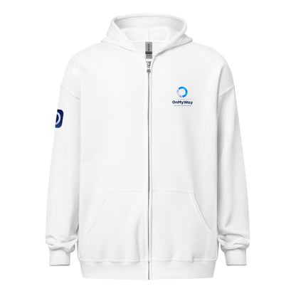 OnMyWayUnisex heavy blend zip hoodie